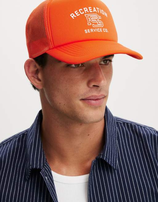 Cotton On Trucker hat in orange, 2 of 4