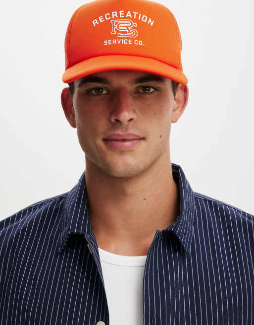 Cotton On Trucker hat in orange, 4 of 4