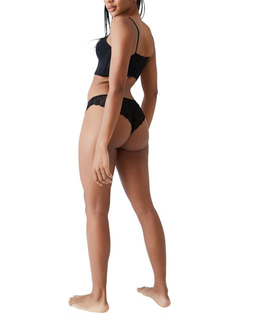 Cotton On - Ultimate Comfort - Braziliaanse slip van kant in zwart , 2 van 4