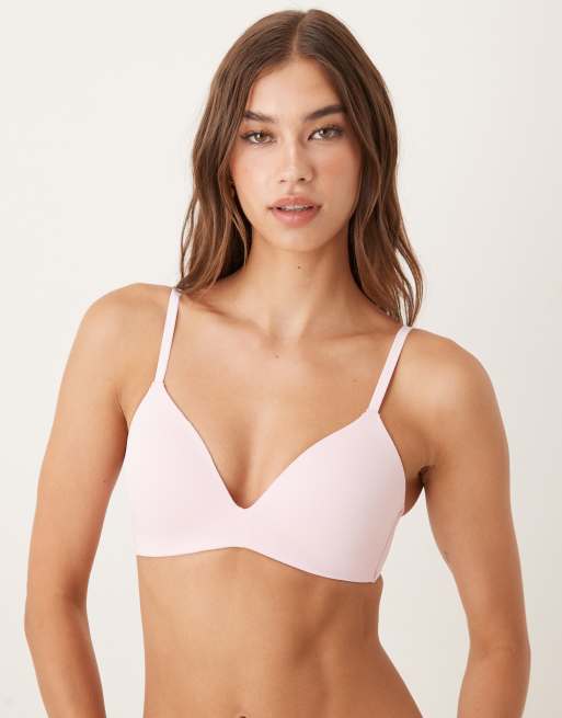 Cotton On – Ultimate Comfort – T-Shirt-BH in Blushing Bride ohne Bügel, 3 von 4