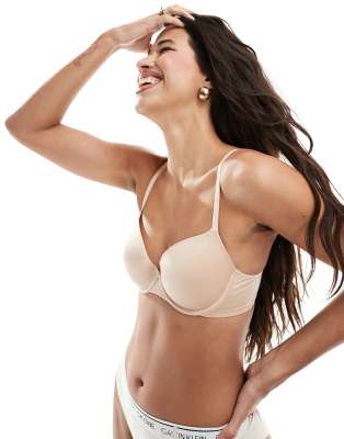 Cotton On ultimate comfort t-shirt bra in frappe-Neutral