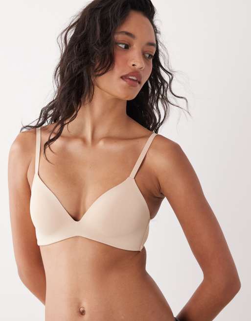 Cotton On ultimate comfort wirefree t-shirt bra in frappe, 2 of 4