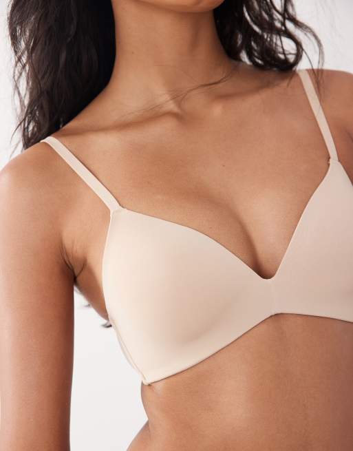 Cotton On ultimate comfort wirefree t-shirt bra in frappe, 3 of 4