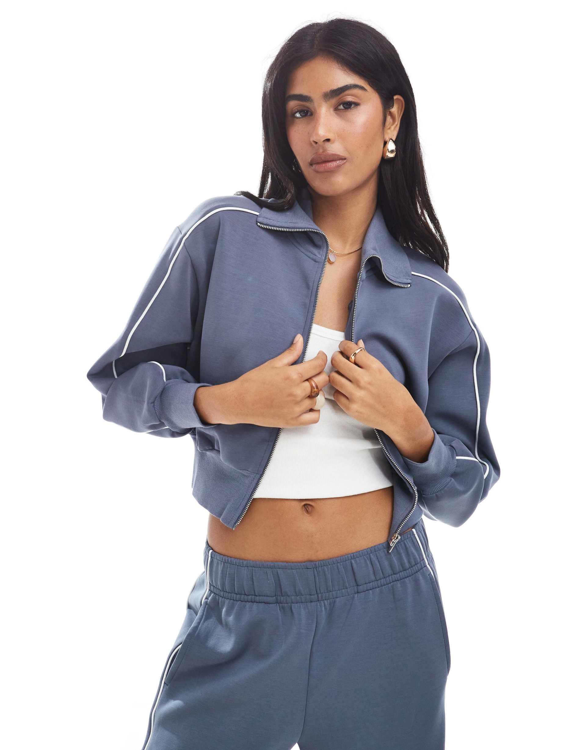 cotton on ultimate soft jacket in folkstone gray - part of a set