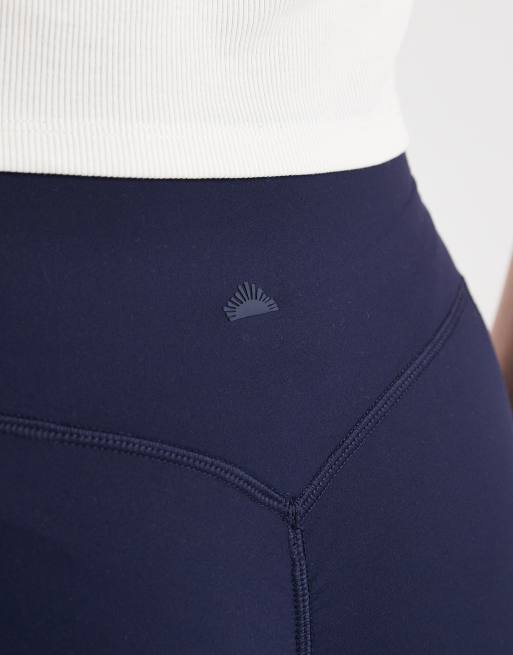 Cotton On ultra luxe invisible scrunch flare leggings in navy, 3 of 5