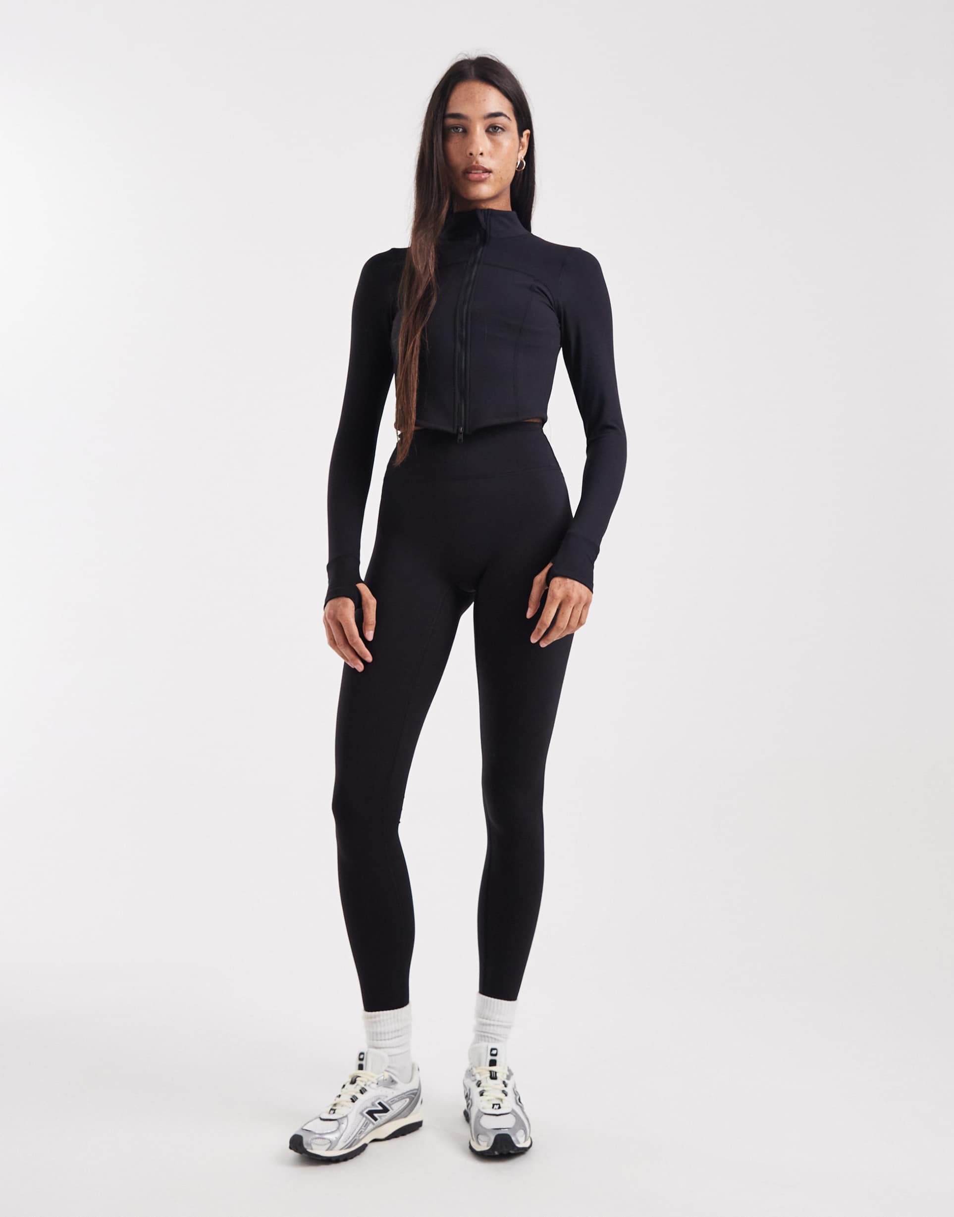 cotton on ultra luxe invisible scrunch leggings in black