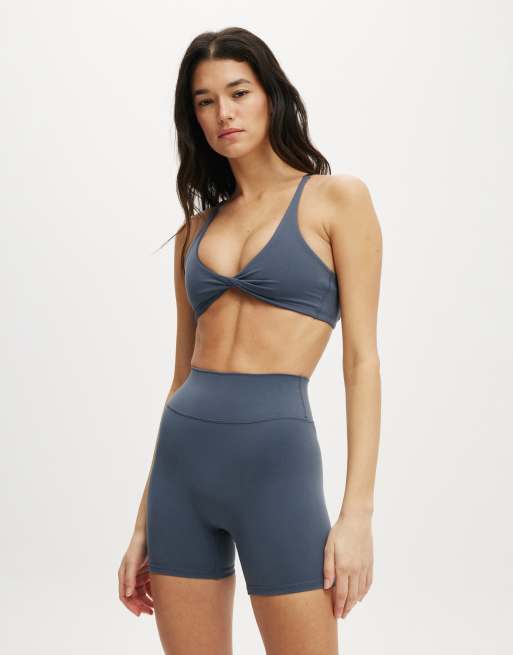 Cotton On Ultra luxe invisible scrunch shortie short in grey