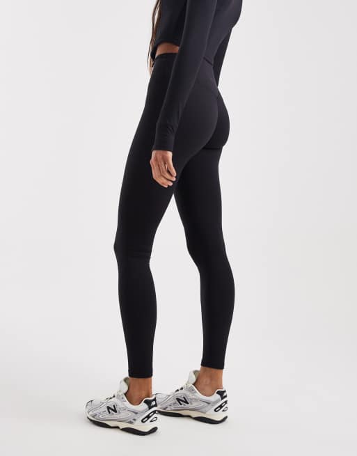 Cotton On - Ultra Luxe - Onzichtbare legging van kreukelstof in zwart, 4 van 5