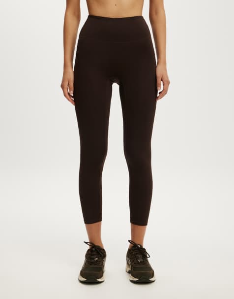 Cotton On Ultra move 7/8 tight in brown - view 1