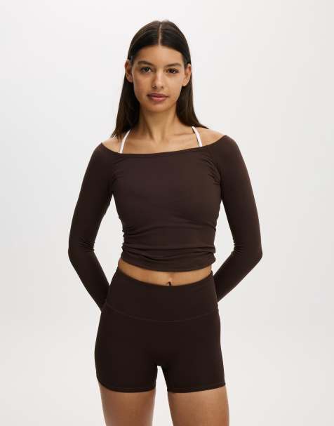 Cotton On Ultra move shortie short in brown