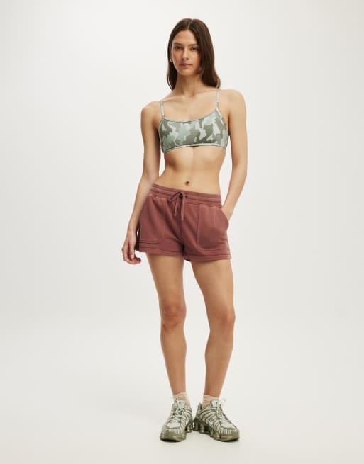Cotton On Ultra soft double strap back crop in camo, 3 of 4