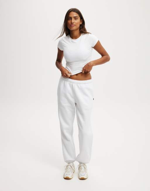 Cotton On ultra soft fitted t-shirt in white, 4 of 4