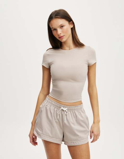 Cotton On Ultra soft fitted tshirt in burgundy - view 1