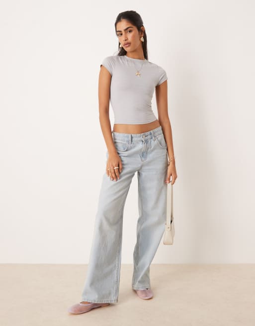 Cotton On Ultra soft fitted tshirt in light grey marle, 2 of 4