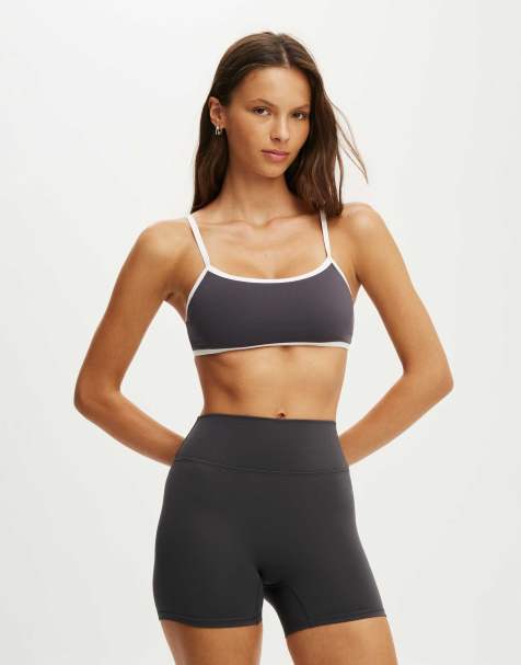 Cotton On Ultra soft invisible scrunch shortie short in graphite - view 1