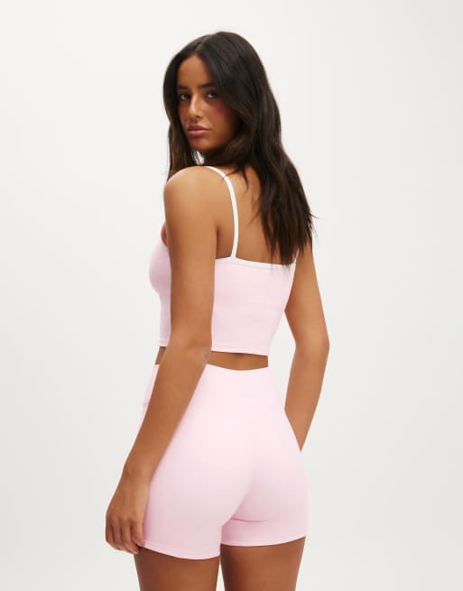 Cotton On Ultra soft invisible scrunch shortie short in pink, 4 of 4