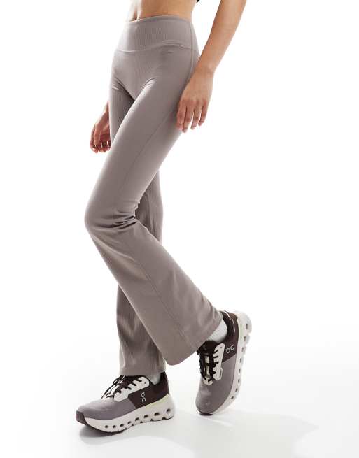 Cotton On Ultra soft rib flare in grey - GREY