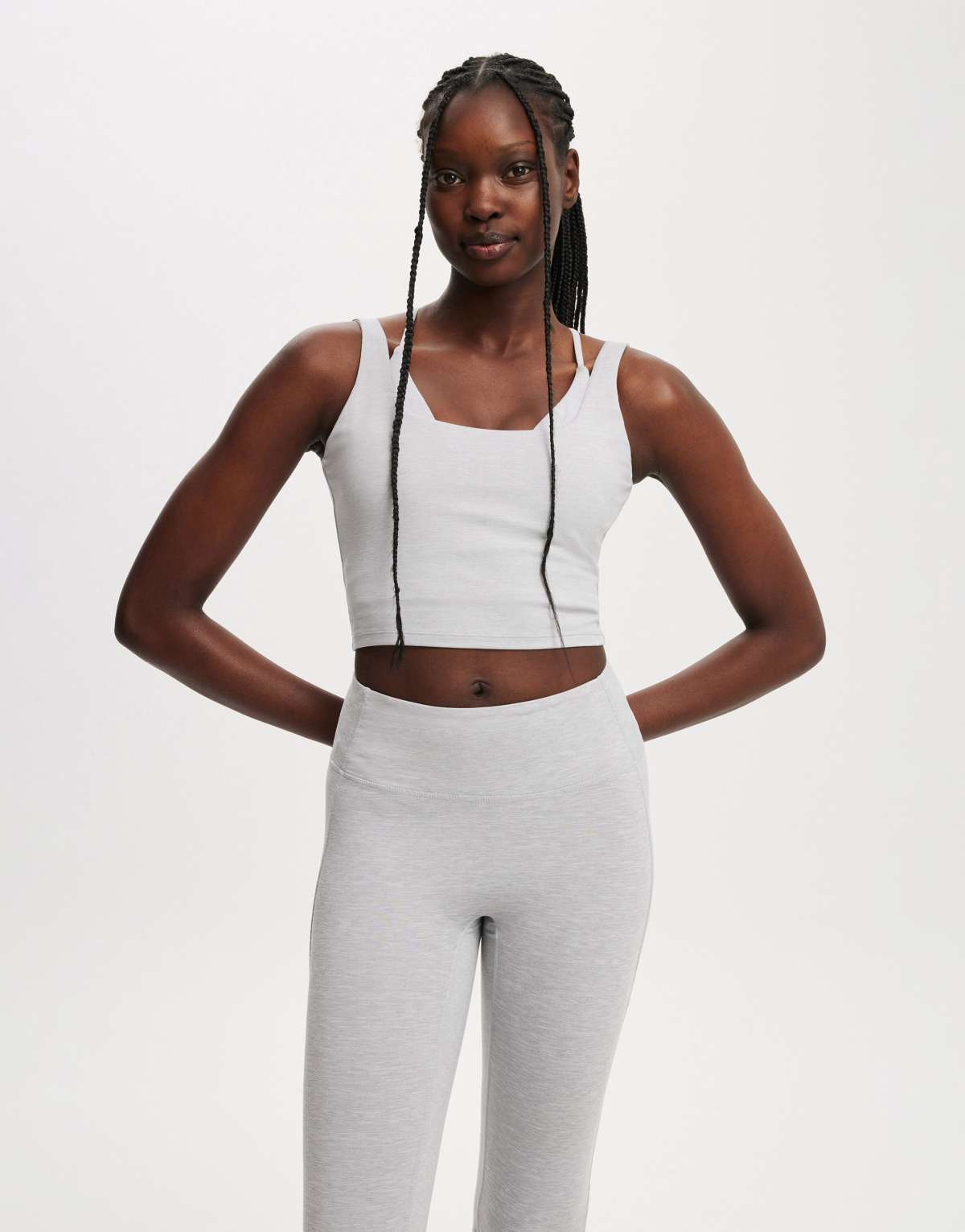 Cotton  On Ultra soft scoop tank in grey