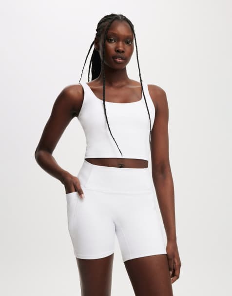 Cotton  On Ultra soft scoop tank in white - view 1