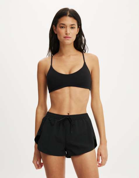 Cotton On Ultra soft scoop v crop in black - view 1