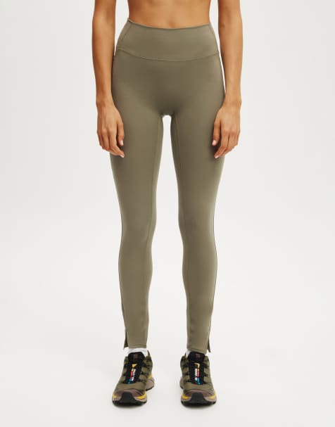 Cotton On Ultra soft side pocket full length tight in green - view 1
