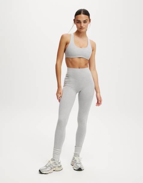 Cotton  On Ultra soft side pocket full length tight in grey - view 1