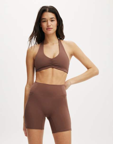 Cotton On Ultra soft side pocket  short in brown