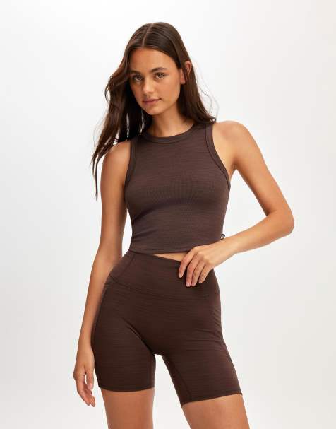 Cotton On Ultra soft side pocket  short in brown