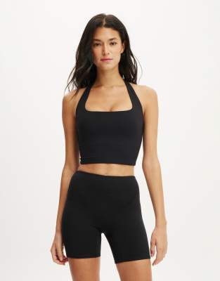 Cotton On Ultra soft t-bar tank in black