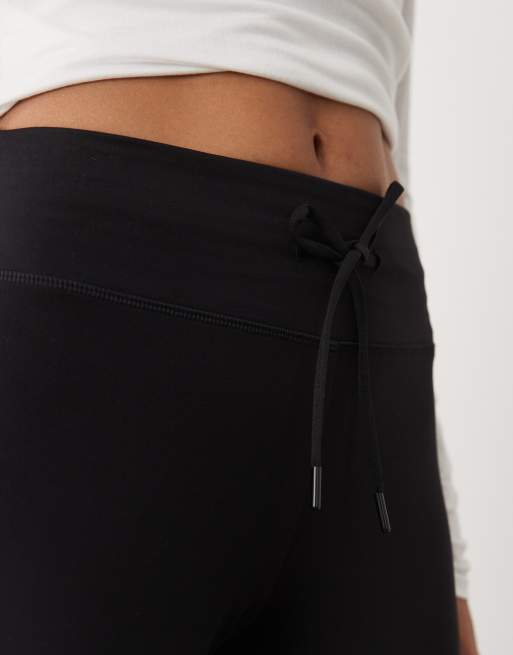 Cotton On ultra soft tie front wide leg pant in black, 5 of 5