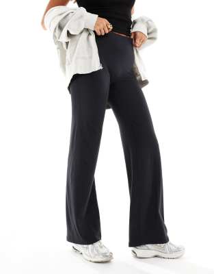 Cotton On Ultra Soft Wide Leg Pants In Black