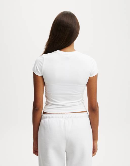 Cotton On – Ultra – Weiches, figurbetontes T-Shirt in Weiß, 2 von 4