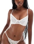 [Cotton:On] Cotton On underwired bra in delicate cream lace-White 30C CREAM