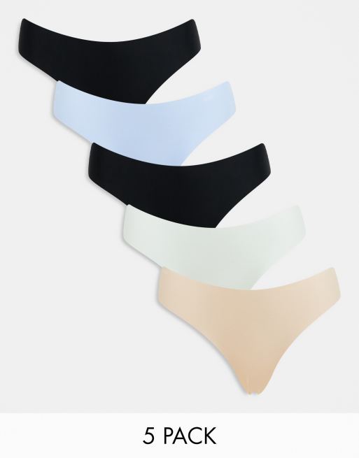 Cotton On – Unsichtbarer String-Slip, 5er-Pack 