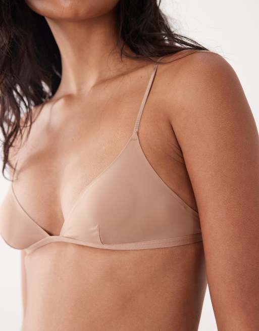 Cotton On – „Unsichtbares“ knappes Bustier in Ahornzucker, 3 von 4