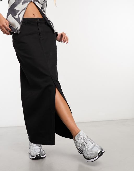 Cotton On Utility Maxi Skirt in Black