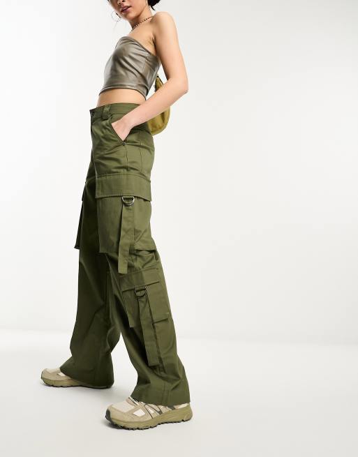 Cotton On utility pants in khaki