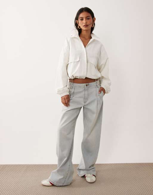 Cotton On utility-vindjacka i coconut milk, 2 av 4