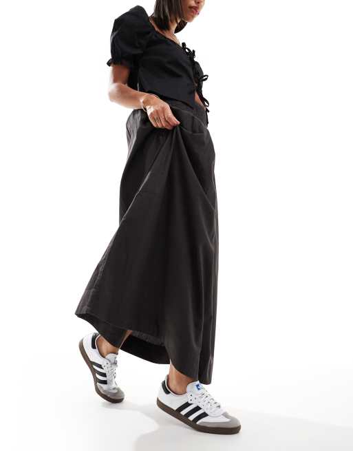 Cotton on black maxi skirt hotsell