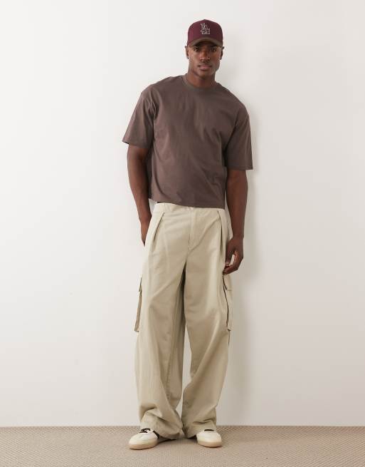 Cotton On - Vasket chokoladebrun oversized T-shirt i firkantet pasform, 4 af 5