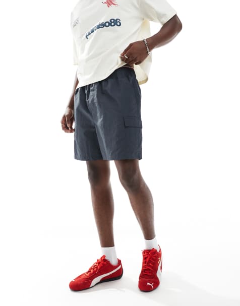 Cotton On - Vasket sorte cargoshorts - view 1