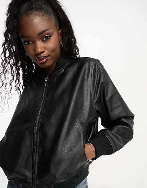 Cotton on hotsell leather jacket