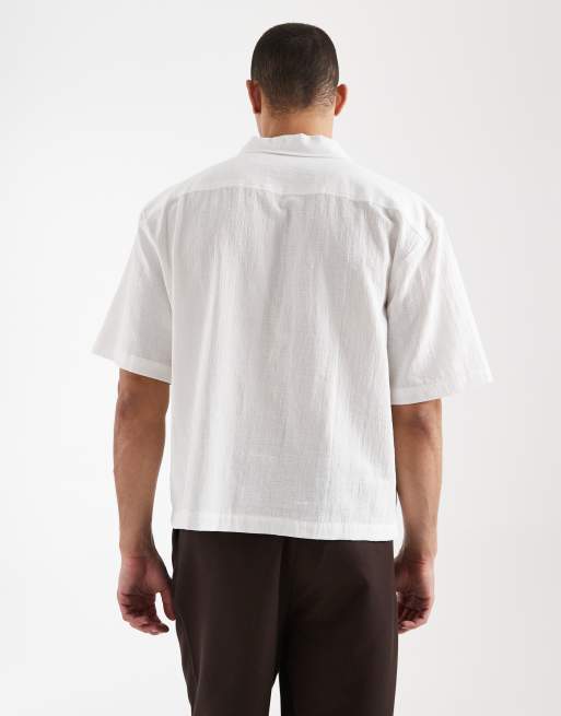 Cotton On – Ventura – Kurzärmliges Hemd in Weiß, 3 von 5