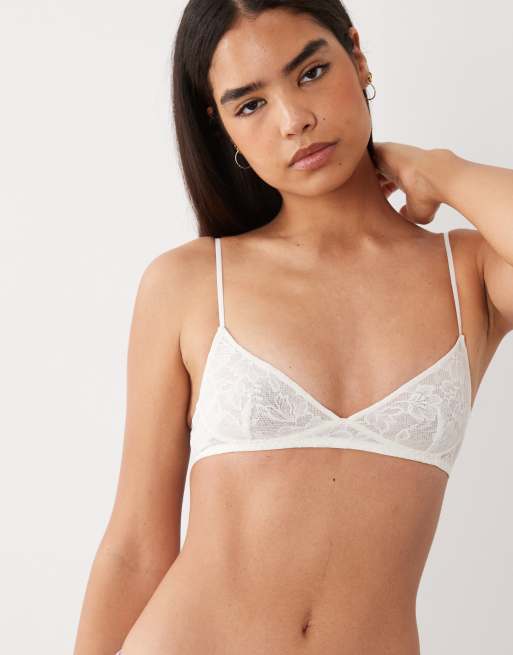 Cotton On – Vit bralette i spets, 4 av 4