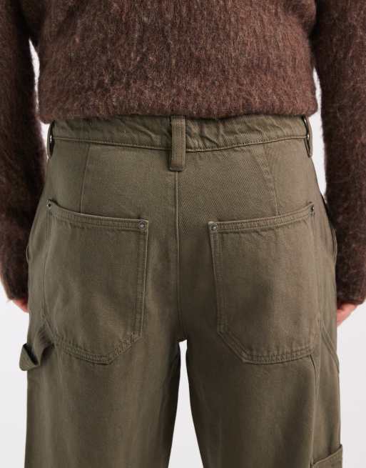 Cotton On – Weite Hose in Khaki, 4 von 5