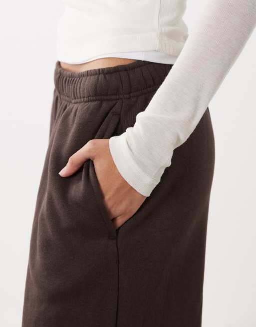 Cotton On – Weite Jogginghose in dunklem Eichenbraun, 5 von 5