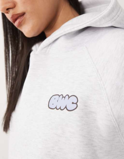 Cotton On wellness club graphic hoodie in cloudy grey, 3 of 4