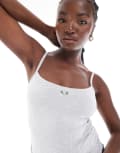 [Cotton:On] Cotton On white strappy rosette cami in grey XS GREY