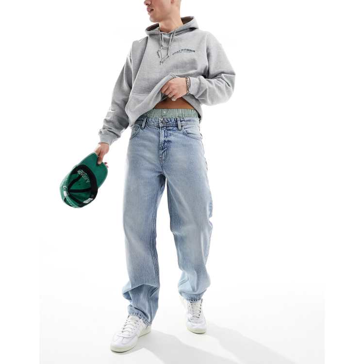 [ EZKATON ]★BLEACH WASHING WIDE DENIM PANTS EZKATON】23SS☆ Bleach Washing Wide Denim Pants (EZKATON