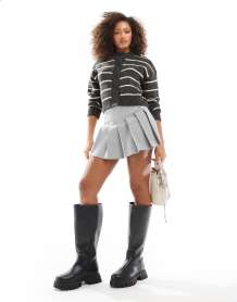 ASOS DESIGN v-neck sweater in black